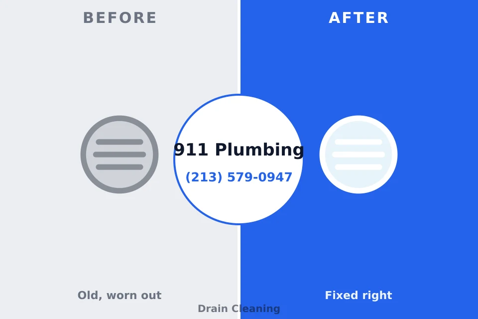 Before and after: plumbing repair White City, UT